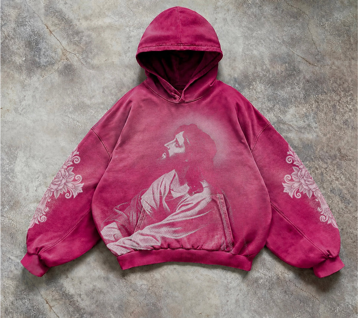Thy Will Be Done Hoodie Pink