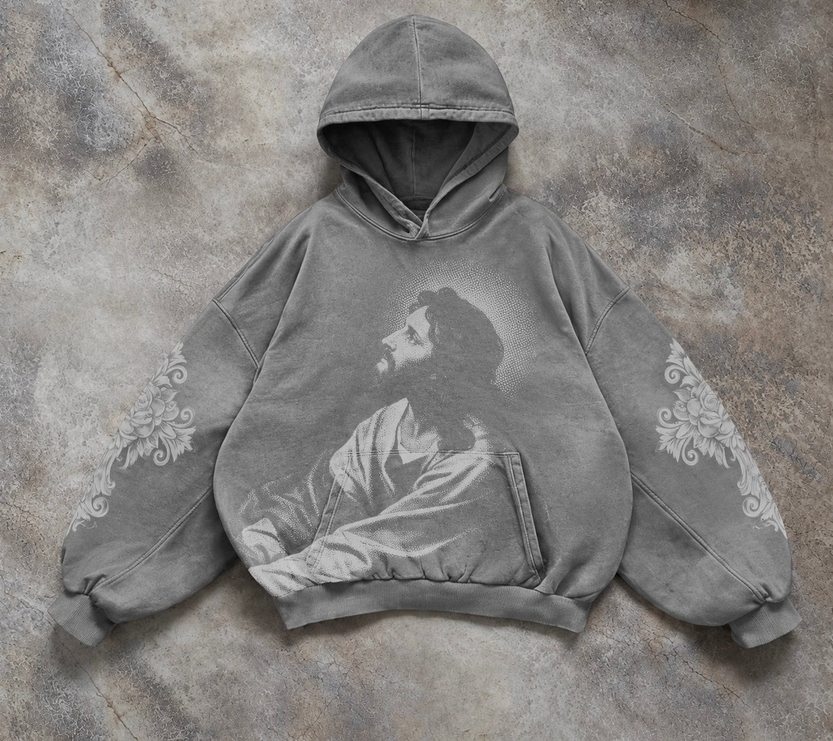 Thy Will Be Done Hoodie Grey